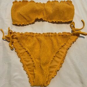 Yellow Hollister Bikini